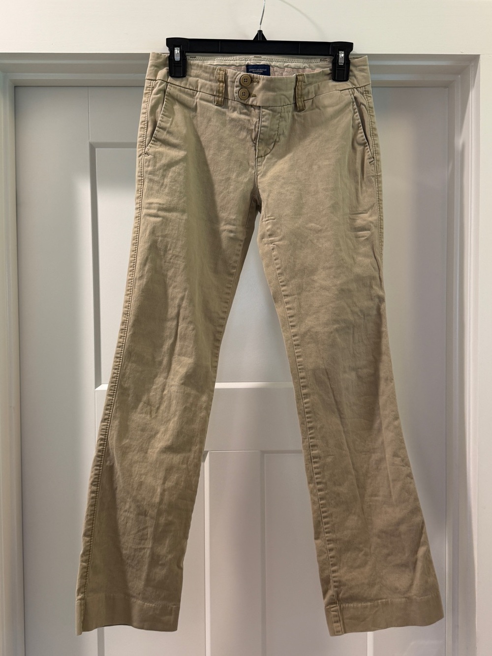American Eagle Outfitters Women’s Boot Cut Jeans in Khaki